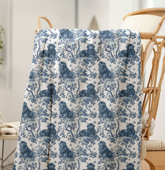 Newfoundland Dog Blanket - Toile