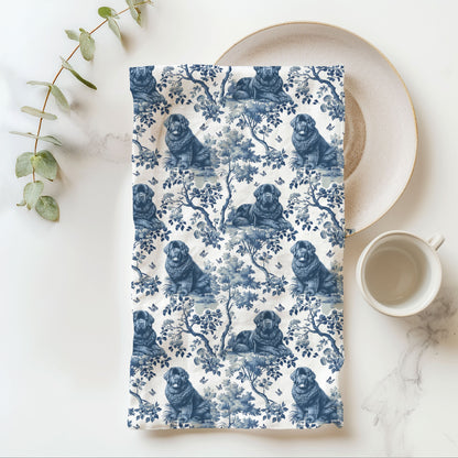 Newfoundland Cotton Tea Towels -Toile Pattern
