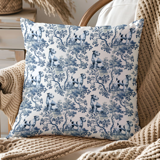 Parson Russell Terrier Pillow Cover - Toile