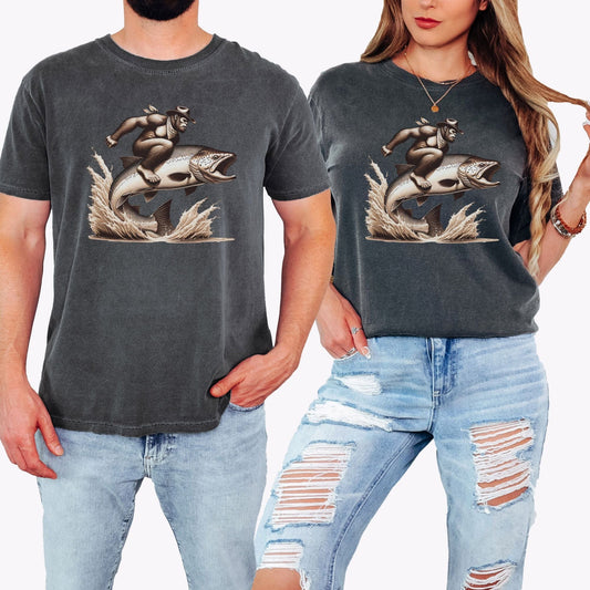 Bigfoot Salmon T-shirt
