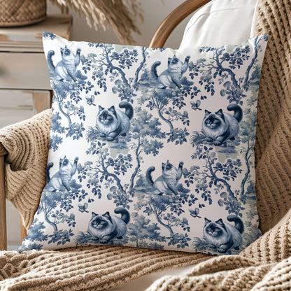 Ragdoll Cat Pillow Cover - Toile