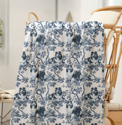 Rough Collie Blanket - Toile