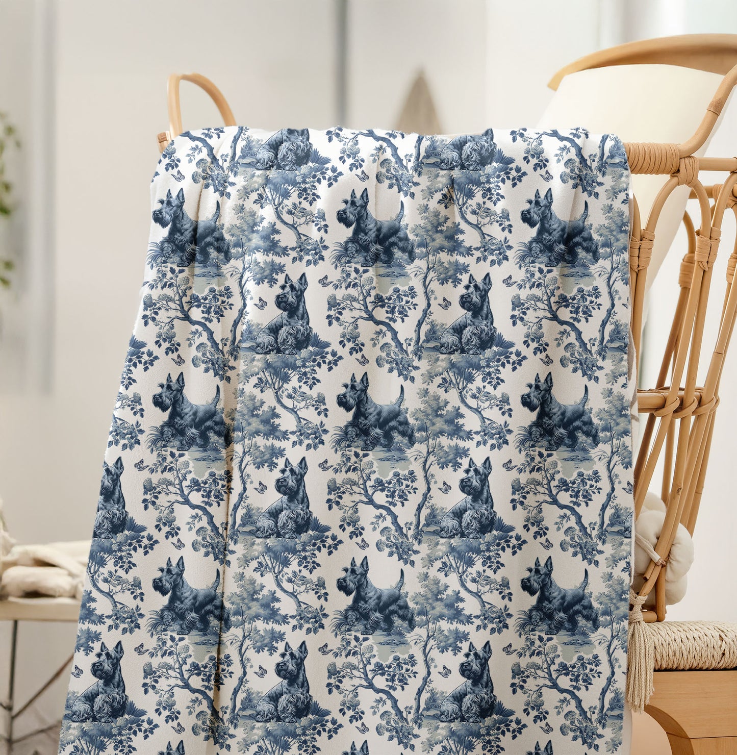 Scottish Terrier Blanket - Toile