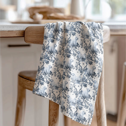 Sealyham Terrier Cotton Tea Towels - Toile Pattern
