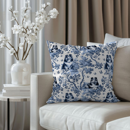 Shetland Sheepdog Pillow Cover - Toile