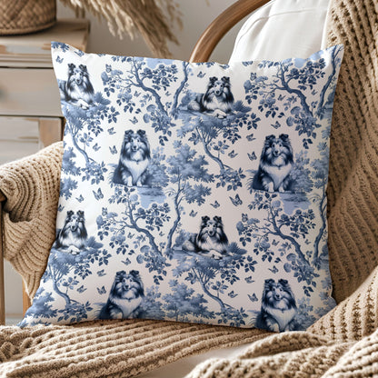Shetland Sheepdog Pillow Cover - Toile