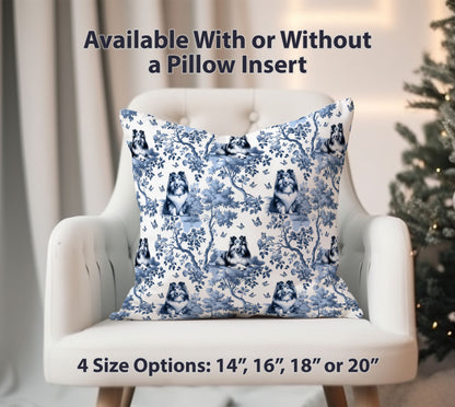Shetland Sheepdog Pillow Cover - Toile