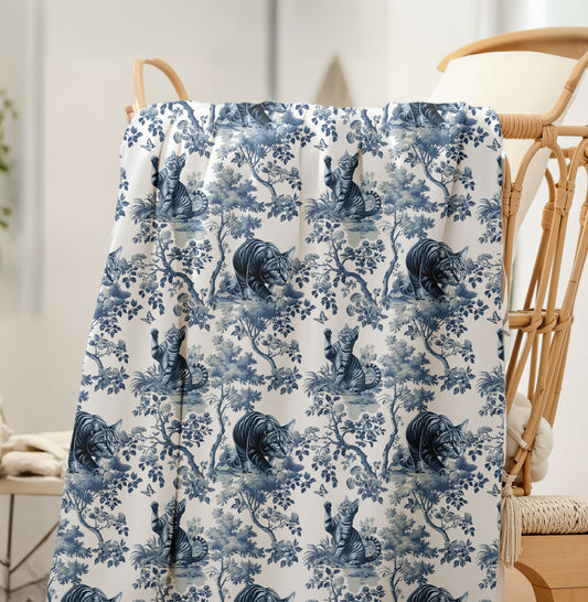 Tabby Cat Blanket - Toile