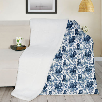 Tibetan Mastiff Blanket - Toile Pattern