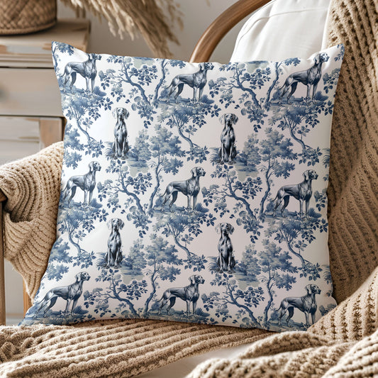 Weimaraner Pillow Cover - Toile
