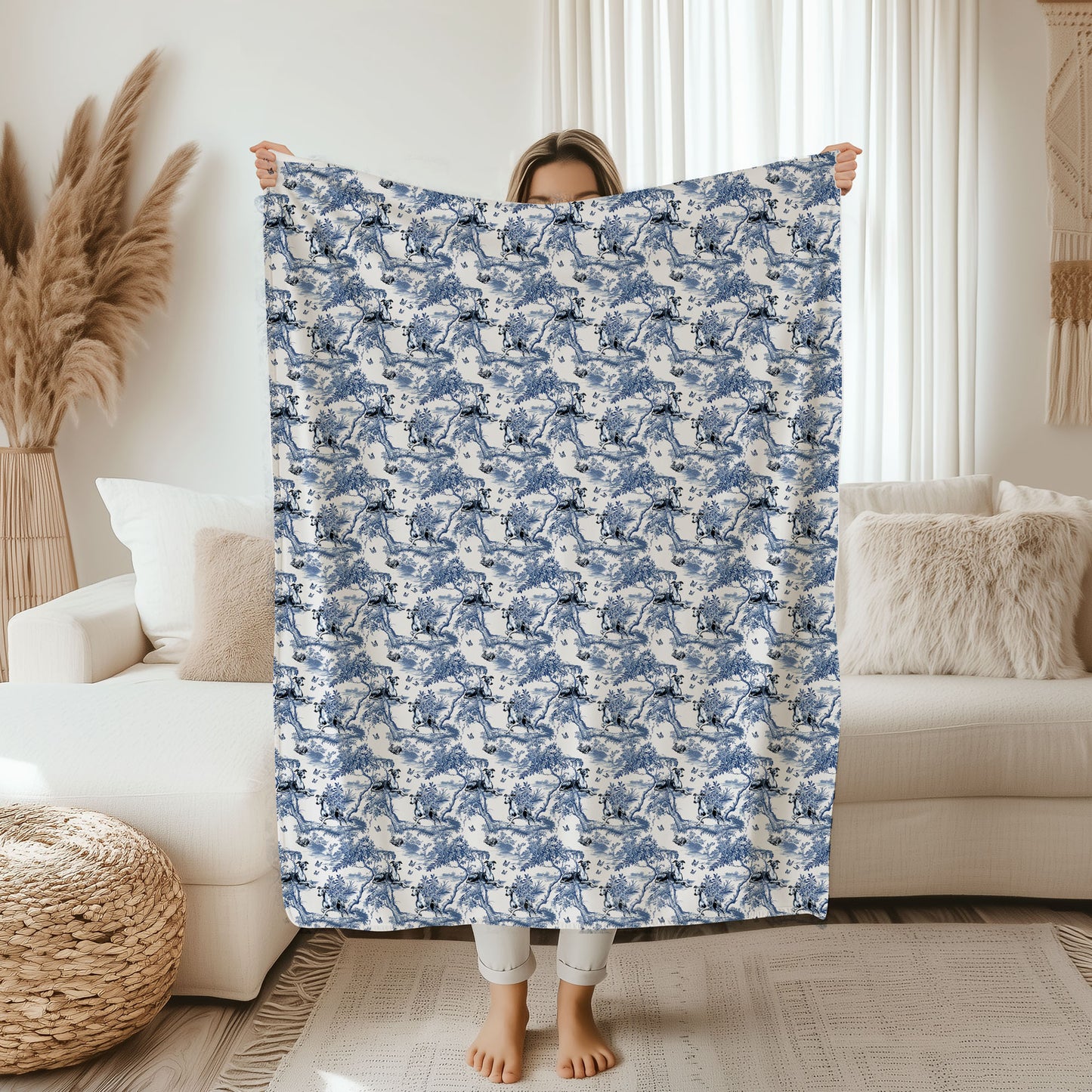 Whippet Blanket - Toile