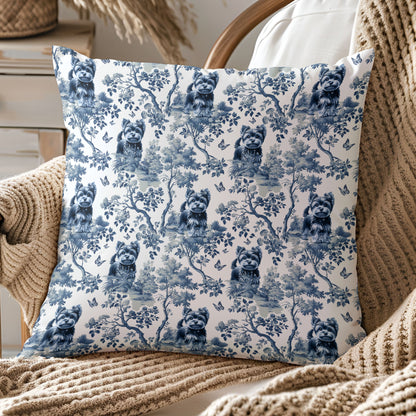Yorkshire Terrier Pillow Cover - Toile
