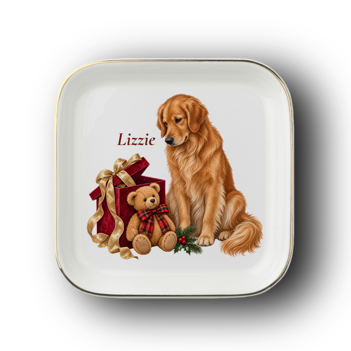 Golden Retriever Red · Jewelry Dish · Bear Necessities · Personalized