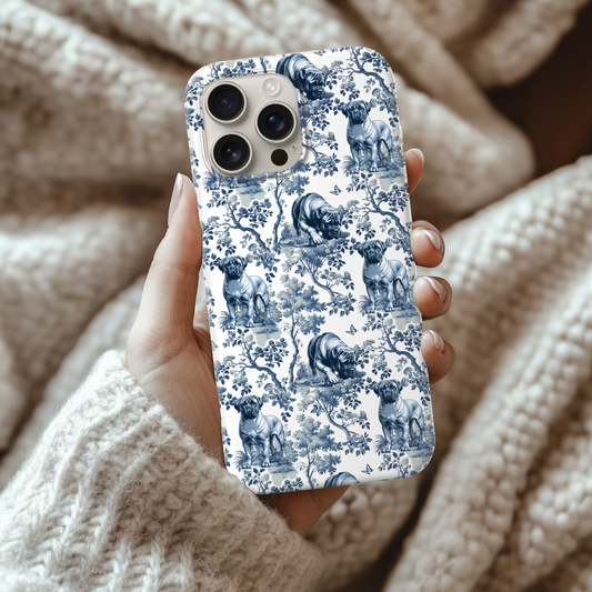 Bullmastiff Phone Case - Toile Pattern