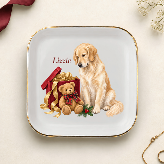 Golden Retriever English Cream · Jewelry Dish · Bear Necessities · Personalized