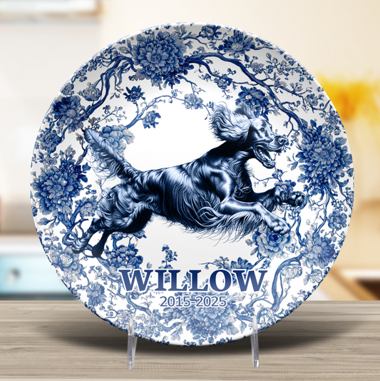 Irish Setter - Personalized Plate