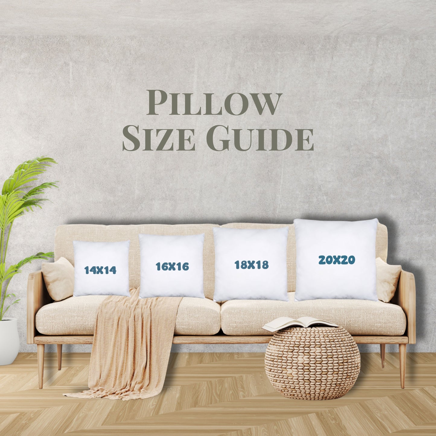 Cat Pillow Cover - Toile