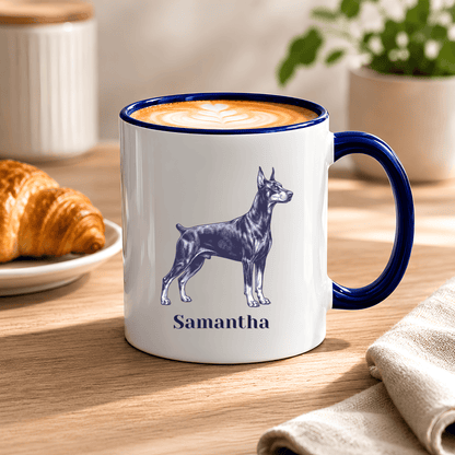 Doberman Mug - Personalized