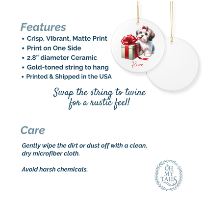 Havanese Ornament with Custom Name