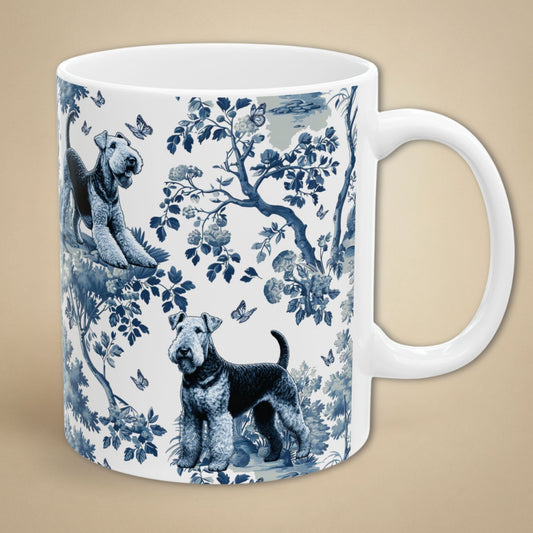 Airedale Terrier Mug - Toile