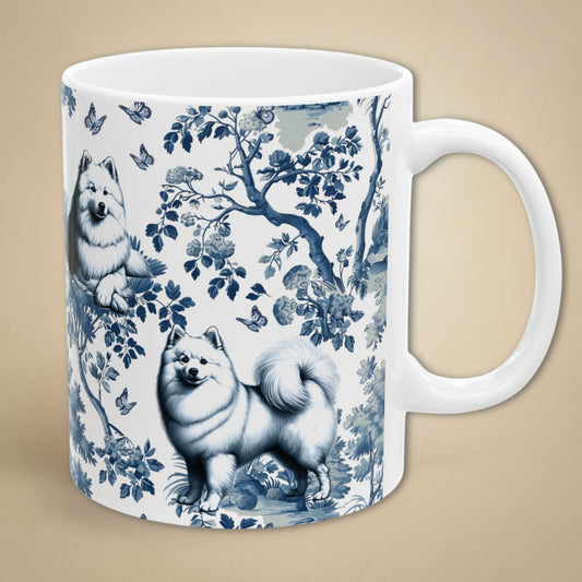 American Eskimo Mug - Toile