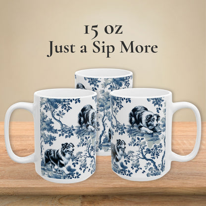 Australian Shepherd Mug - Toile