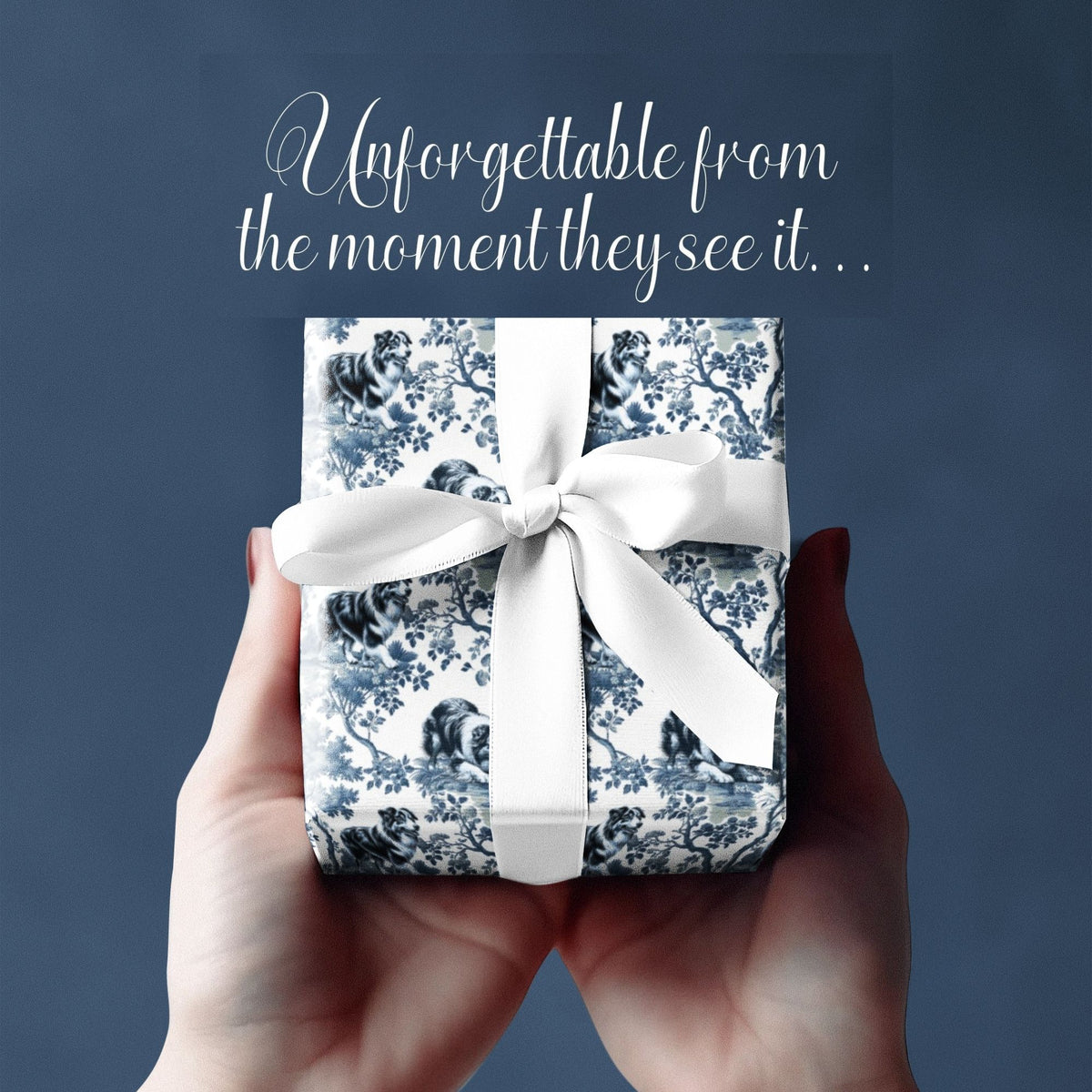 Australian Shepherd Christmas wrapping paper