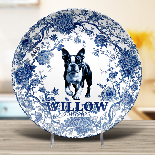 Boston Terrier - Personalized Plate