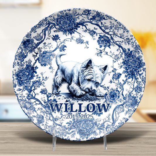 West Highland Terrier - Personalized Plate