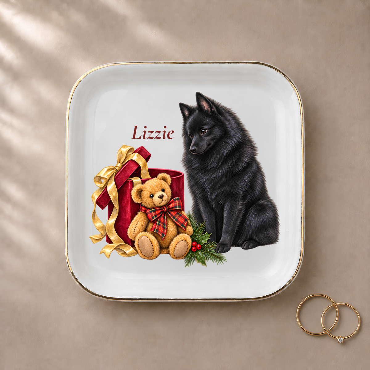 Schipperke · Jewelry Dish · Bear Necessities · Personalized