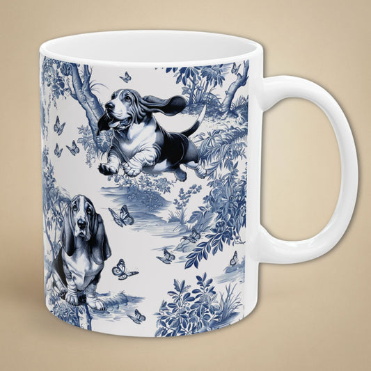 Basset Hound Mug - Toile