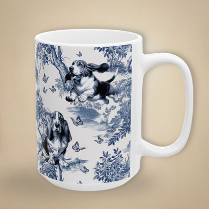 Basset Hound Mug - Toile