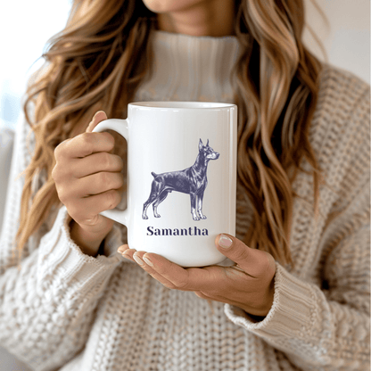 Doberman Mug - Personalized
