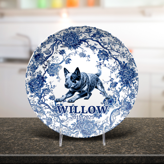 Cattle Dog - Blue Heeler Personalized Plate