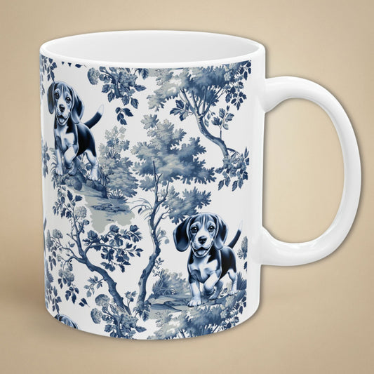 Beagle Mug - Toile