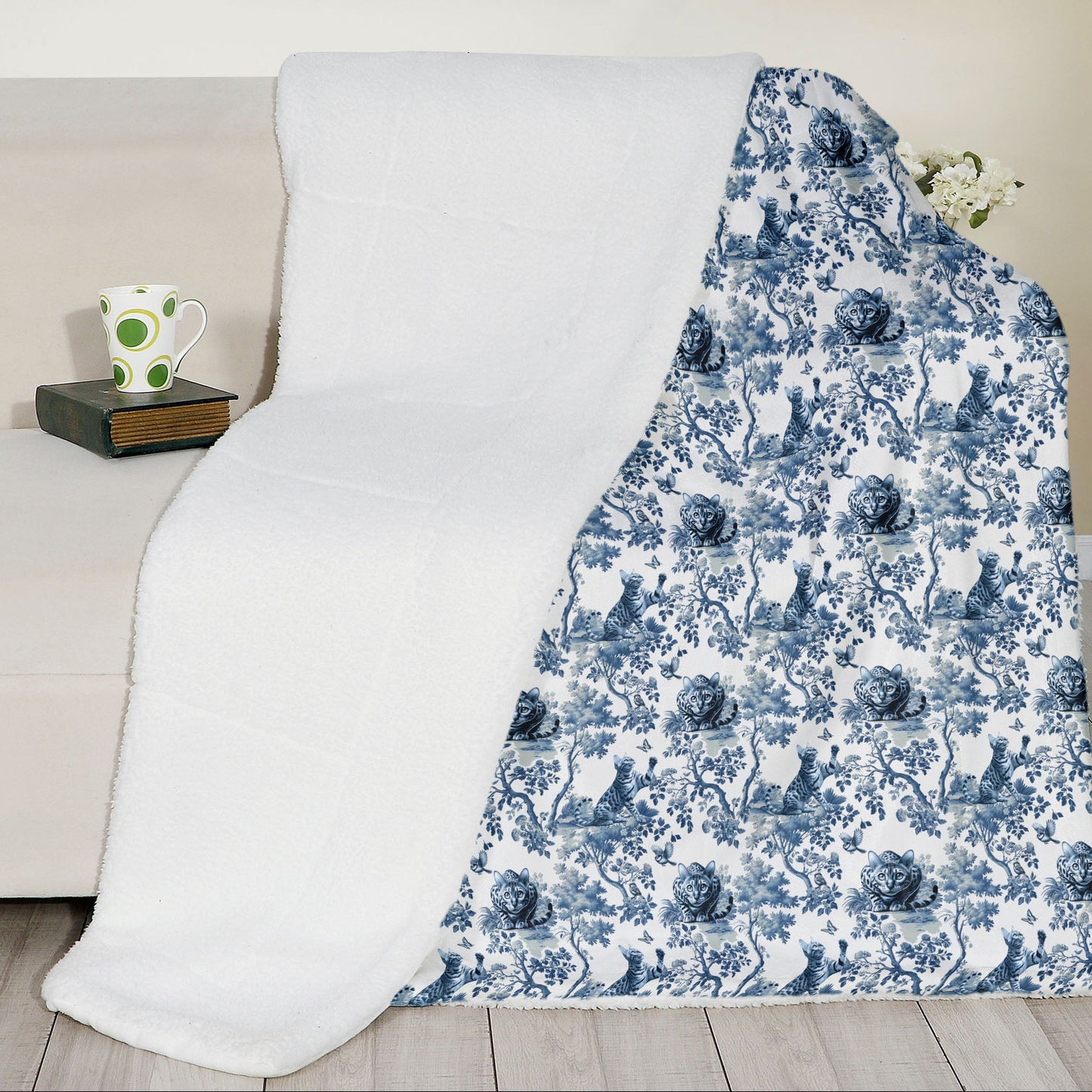 Bengal Cat Blanket - Toile