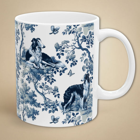 Borzoi Mug - Toile