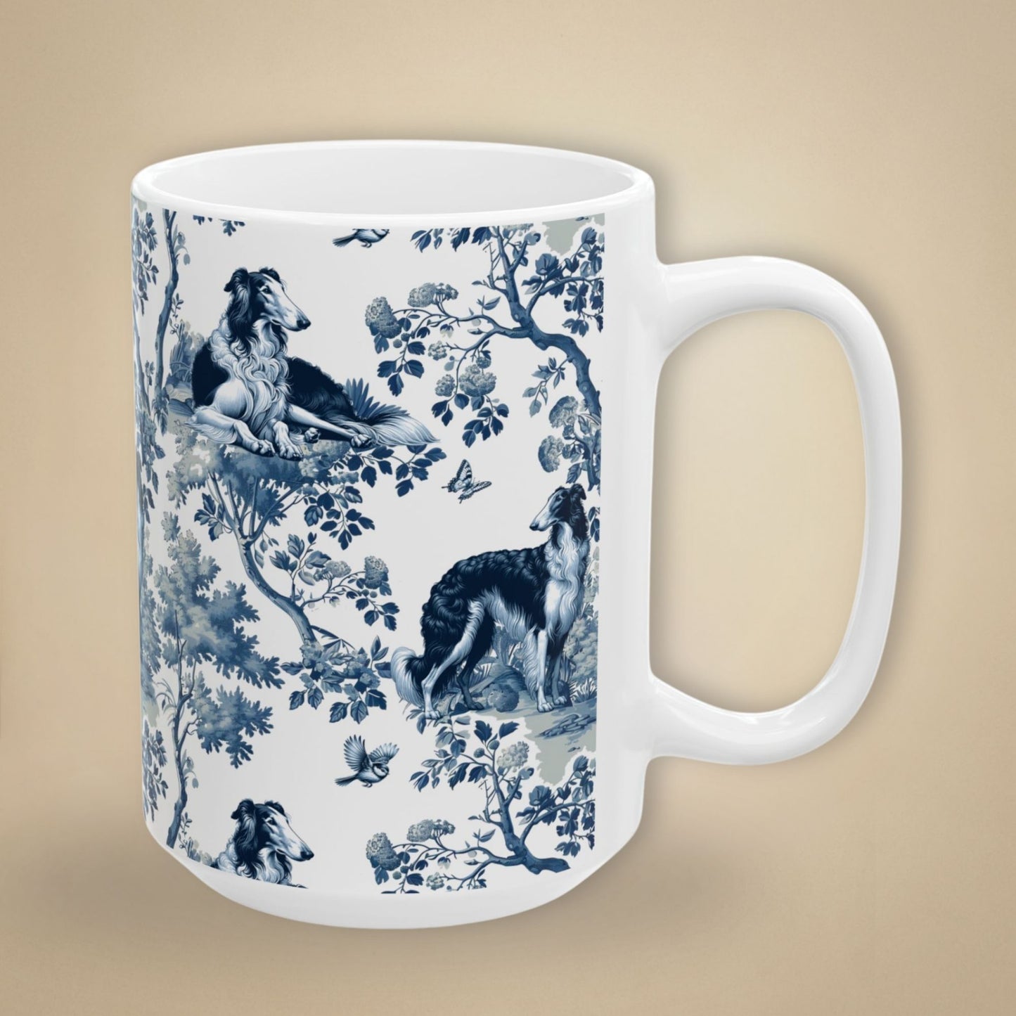 Borzoi Mug - Toile