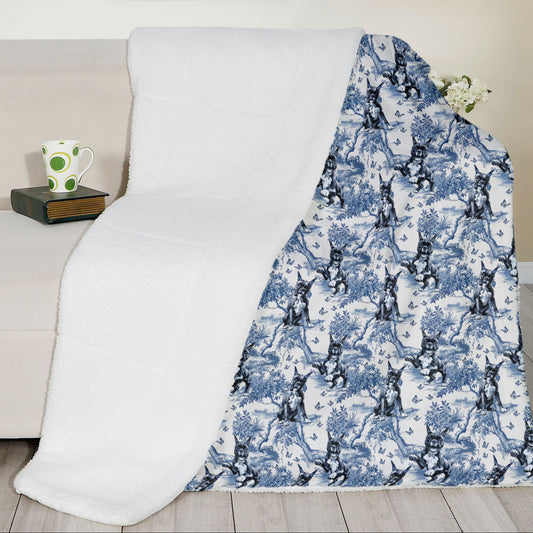 Boxer Dog Blanket - Toile
