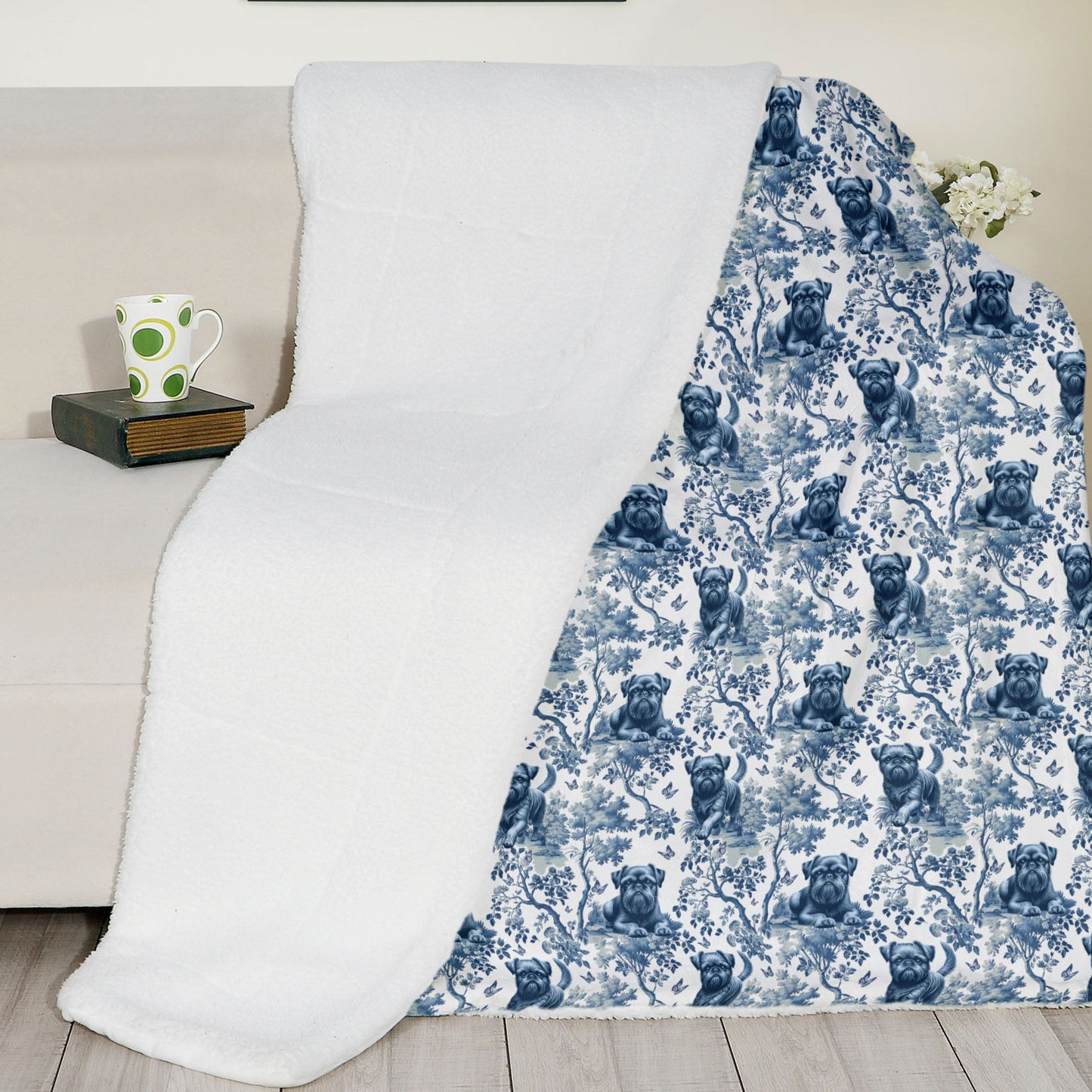 Brussels Griffon Blanket - Toile