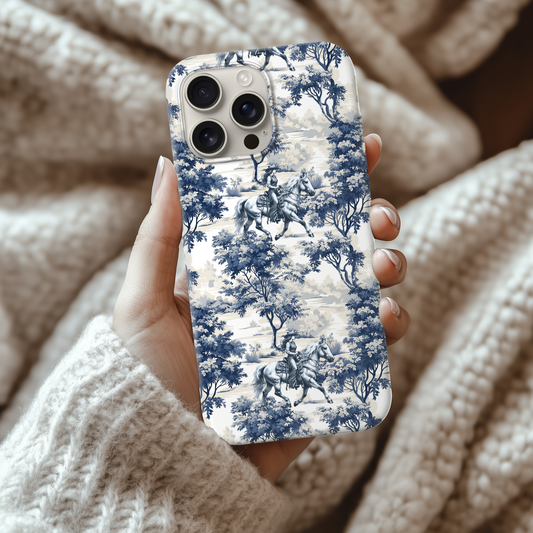 Cowgirl Horse Phone Case - Toile Pattern