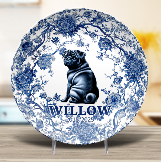 Pug - Personalized  Plate