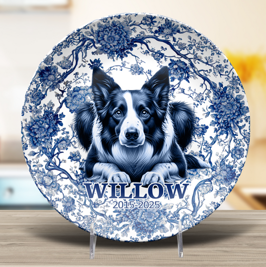 Border Collie - Personalized Plate