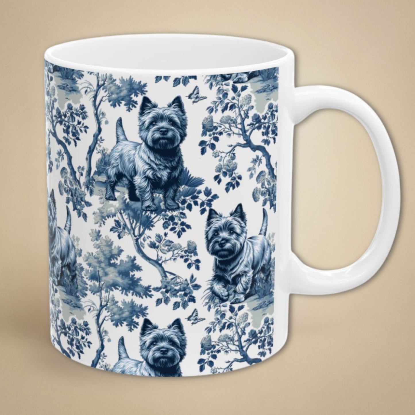 Cairn Terrier Mug - Toile