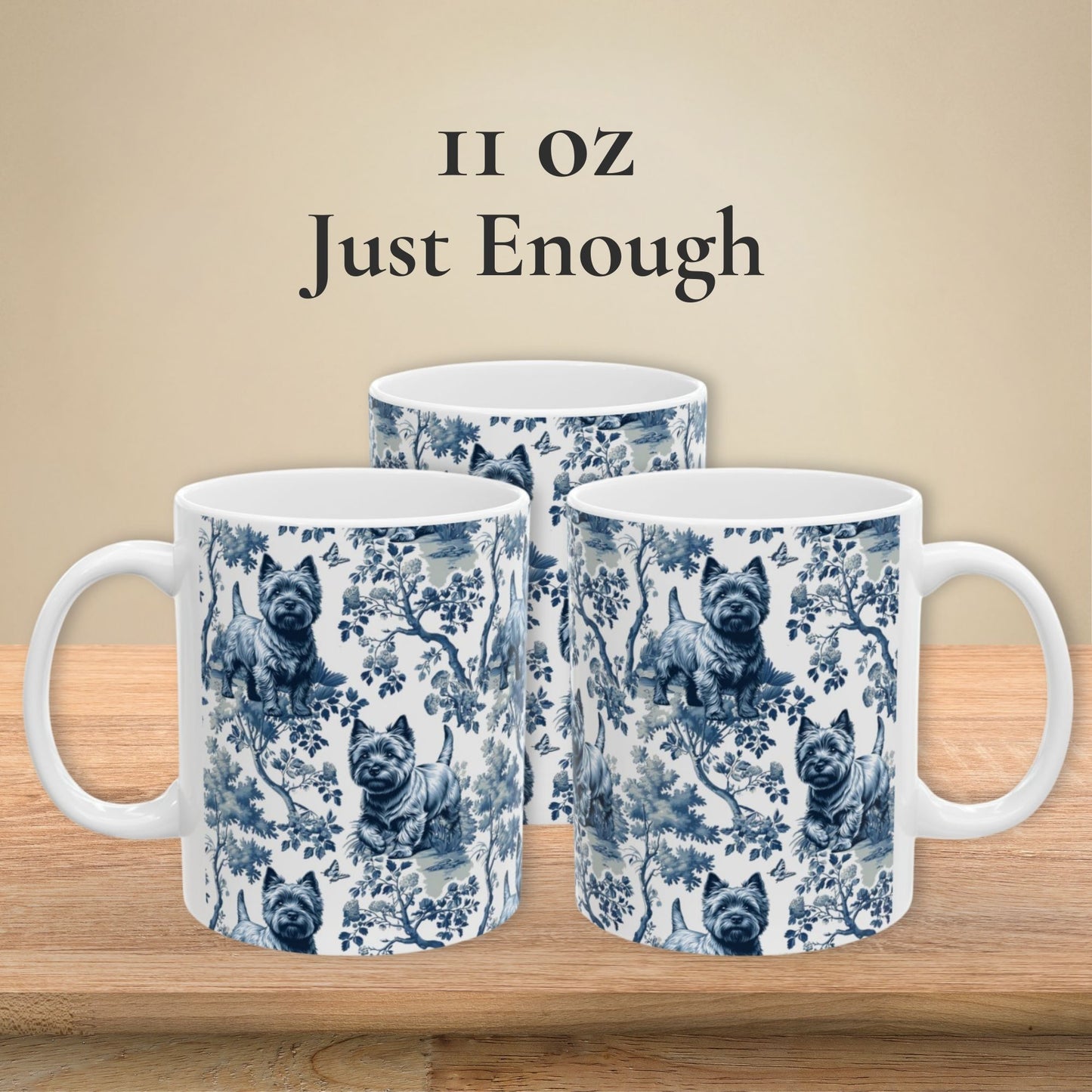 Cairn Terrier Mug - Toile