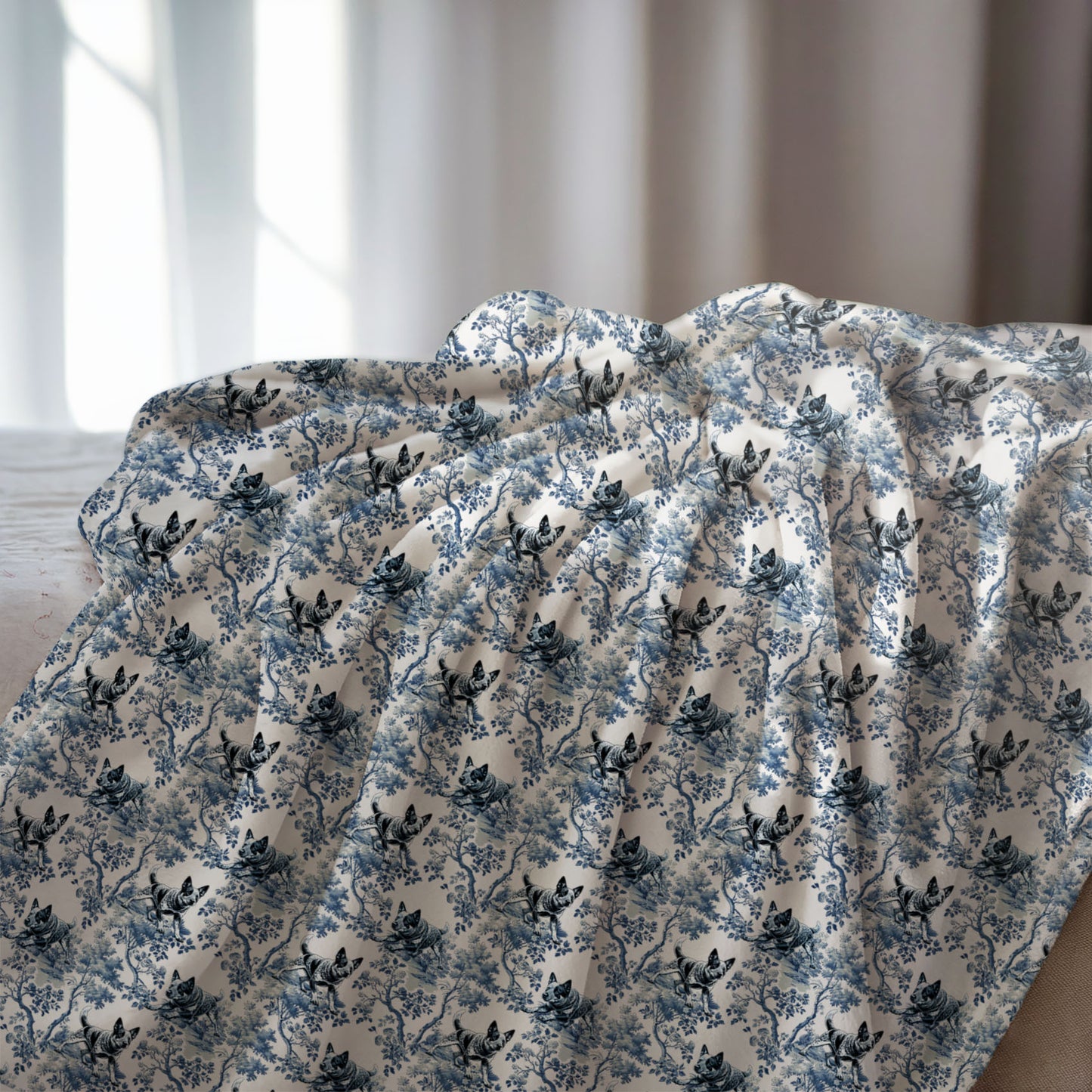 Australian Cattle Dog Blanket - Toile