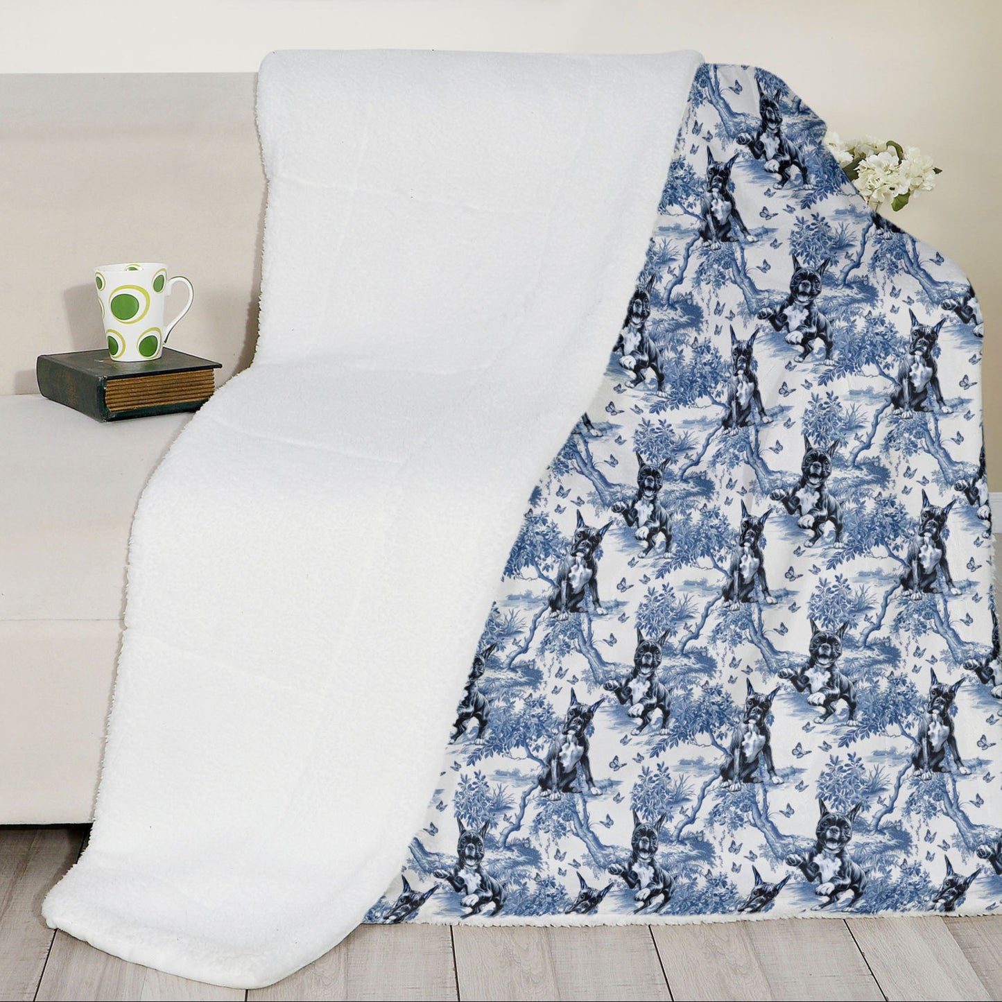 Cattle Dog Blanket - Toile