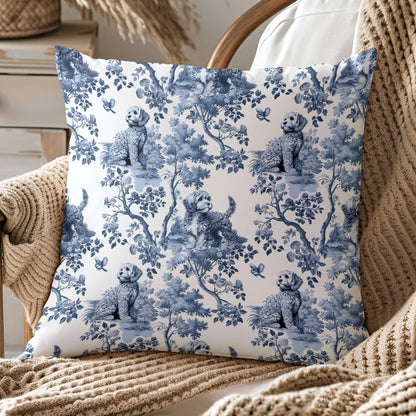Cavapoo Pillow Cover - Toile