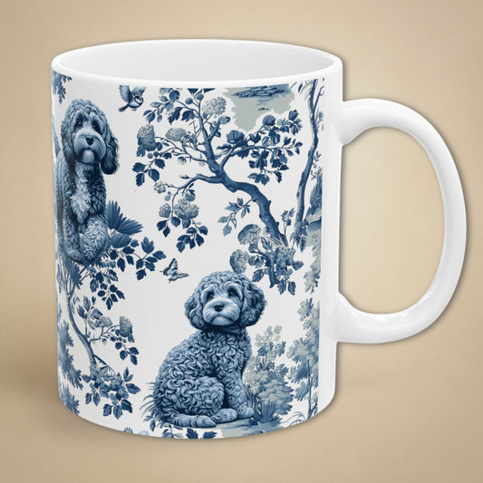 Cavapoo Mug - Toile