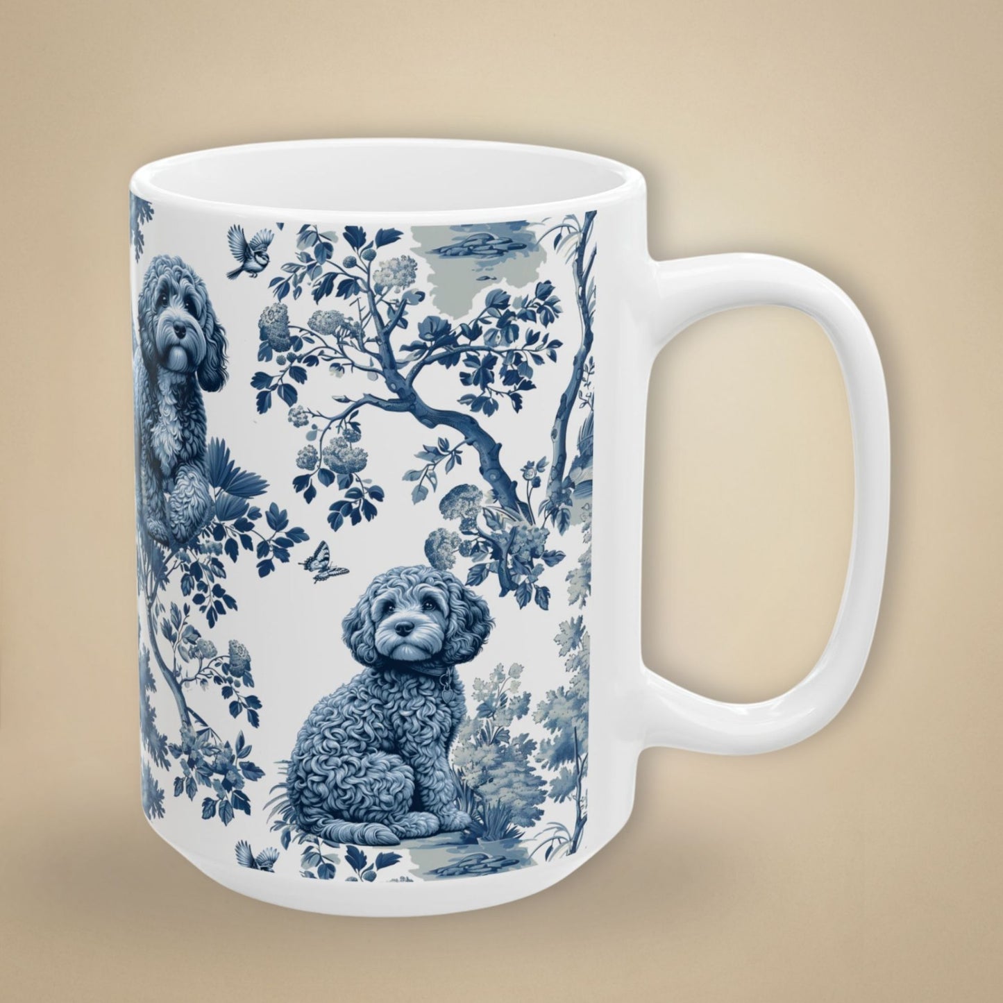 Cavapoo Mug - Toile